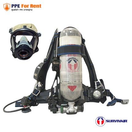 12.3 เช่า เครื่องช่วยหายใจ(SCBA) 9 ลิตร แบรนด์ SURVIV AIR,SPERIAN