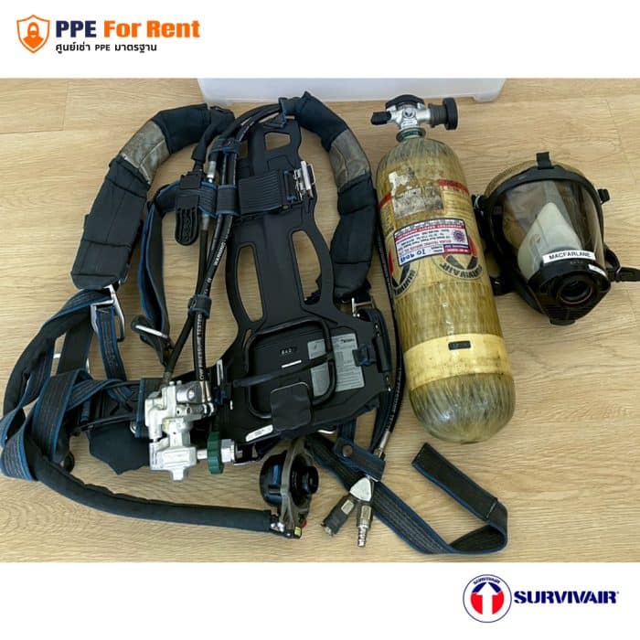 12.4 เช่า เครื่องช่วยหายใจ (SCBA) 9ลิตรแบรนด์ SURVIV AIR,SPERIAN
