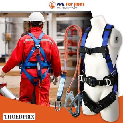 67. เข็มขัดนิรภัย รุ่น THOEDPRIX+ สายช่วยชีวิต 2 ตะขอ Lanyard
