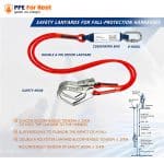 67.8 เข็มขัดนิรภัย รุ่น THOEDPRIX+ สายช่วยชีวิต 2 ตะขอ Lanyard