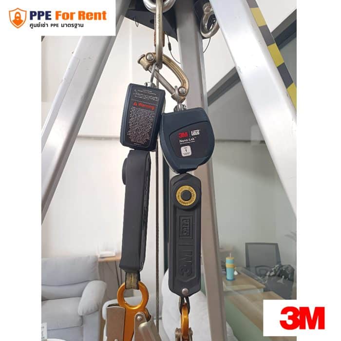 เช่า 3M Nano-Lok Twin Leg 1.8m เชือกกันตกแบบ SRL มาตรฐาน ANSI Z359 - Image 9
