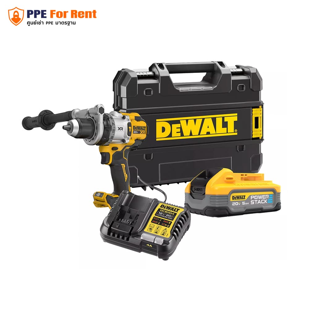 88.2 สว่านกระแทกไร้สาย DeWALT DCD1007B 20VMax มอเตอร์ไร้แปรงถ่าน แรงบิดสูง เหมาะสำหรับงานก่อสร้าง 88.2 สว่านกระแทกไร้สาย DeWALT DCD1007B 20VMax มอเตอร์ไร้แปรงถ่าน แรงบิดสูง เหมาะสำหรับงานก่อสร้าง