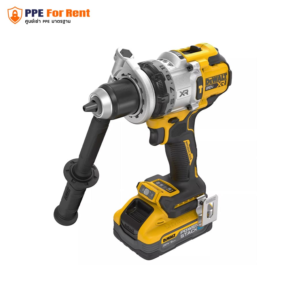 88.4 สว่านกระแทกไร้สาย DeWALT DCD1007B 20VMax มอเตอร์ไร้แปรงถ่าน แรงบิดสูง เหมาะสำหรับงานก่อสร้าง 88.4 สว่านกระแทกไร้สาย DeWALT DCD1007B 20VMax มอเตอร์ไร้แปรงถ่าน แรงบิดสูง เหมาะสำหรับงานก่อสร้าง