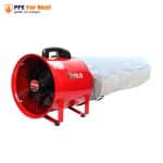 เช่า พัดลมระบายอากาศ POLO 12 นิ้ว พร้อมถุงกรองฝุ่นแบบละเอียด - Image 2